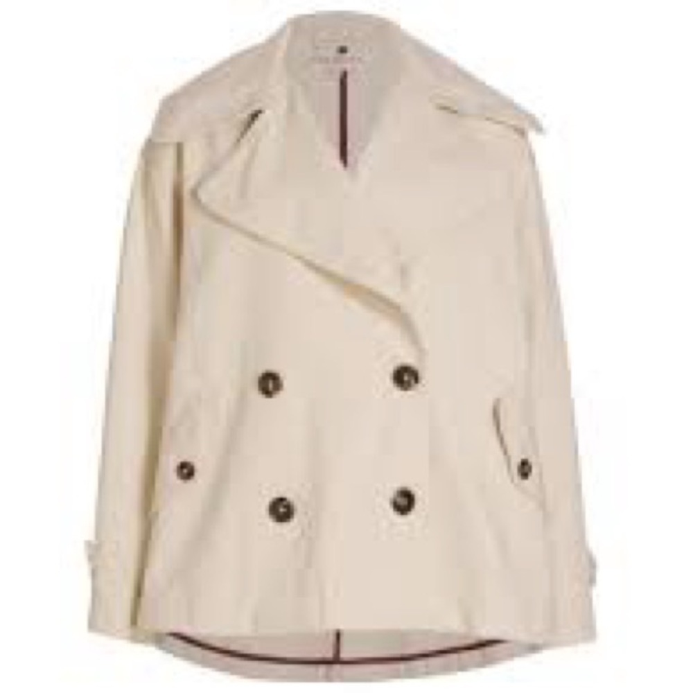 FREE PEOPLE

Highlands Solid Peacoat NWOT